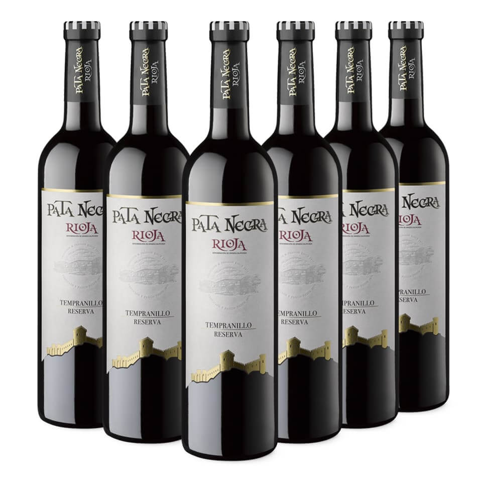 Vino Tinto PATA NEGRA Reserva Tempranillo Botella 750ml