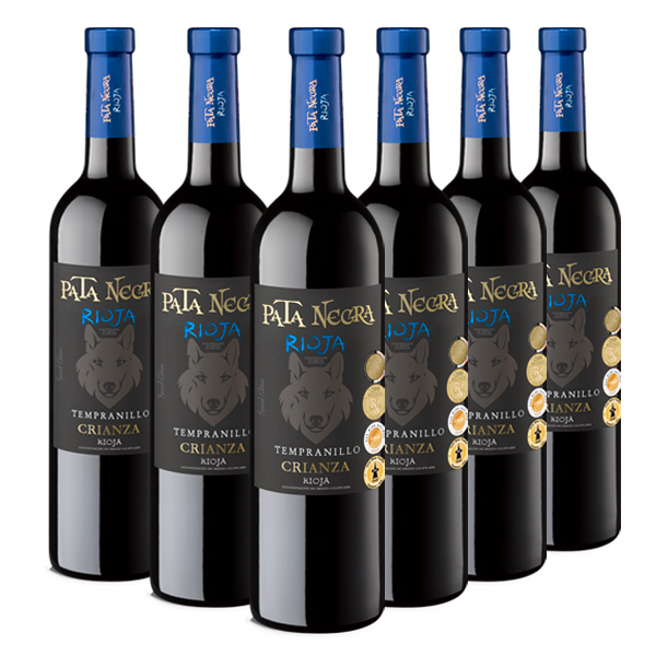 Vino Tinto Pata Negra Valdepeñas Crianza De 750 Ml