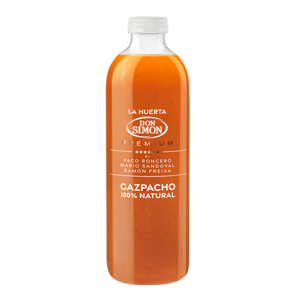 Gazpacho Premium </br> 100% Natural</br> La Huerta de Don Simón